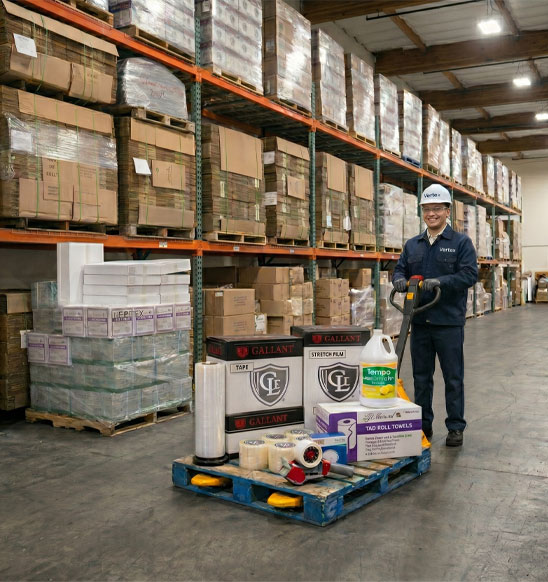 Vertex Packaging Supplies Warehouse